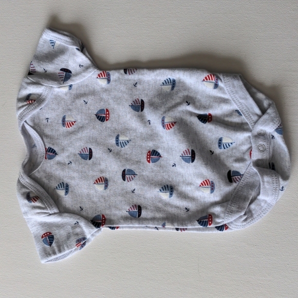Rene Rofe Sails Print Newborn Infant Bodysuit Onesies * 0-3M - Picture 6 of 9